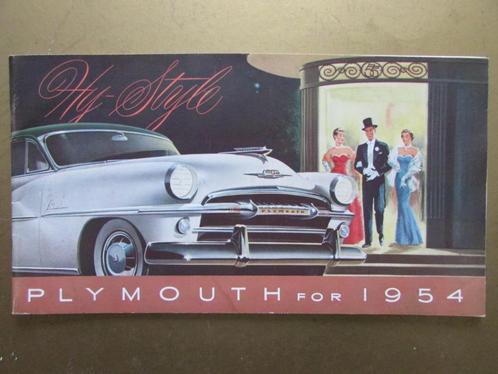 1954 PLYMOUTH prestige brochure, Engels, Boeken, Auto's | Folders en Tijdschriften, Zo goed als nieuw, Ophalen of Verzenden