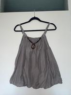 taupe kleurige zomerse ballon tank top met ketting mt M, Kleding | Dames, Tops, Maat 38/40 (M), Boetiek, Ophalen of Verzenden