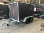 Gesloten tandemasser/ dubbelasser/ 255x130x155/ marge, Auto diversen, Aanhangers en Bagagewagens, Ophalen of Verzenden, Gebruikt