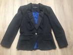 Drykorn 1 knoops blazer colbert zwart maat 2= 36/S - 38/M, Drykorn, Verzenden, Zwart, Zo goed als nieuw