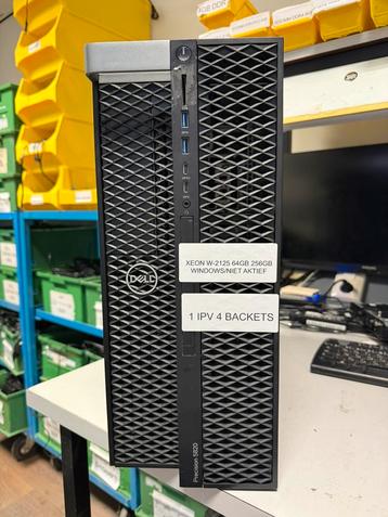 Dell Precision 5820 Xeon W-2125 64gb DDR4 256GB SSD beschikbaar voor biedingen