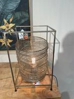 Buitenkans! Tafellamp mesh rechthoek, Ophalen, Zo goed als nieuw, Minder dan 50 cm