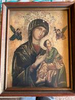 Oude prent Maria en Jezus, Antiek en Kunst, Antiek | Religie, Ophalen of Verzenden