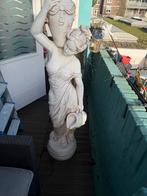 Tuinbeeld Vrouw met Kruik - Steenlook, Ophalen, Gebruikt, Beton, Mensenbeeld