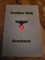Originele kennkarte wo2 ww2 van een dame.., Verzamelen, Militaria | Tweede Wereldoorlog, Ophalen of Verzenden, Overige soorten