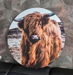 Alminium schilderij hooglander, Huis en Inrichting, Ophalen of Verzenden, Zo goed als nieuw