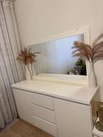 Dressoir met spiegel - lichte beschadiging, Huis en Inrichting, Kasten | Dressoirs, Kunststof, Gebruikt, 150 tot 200 cm, Ophalen of Verzenden