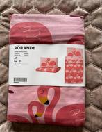 Ikea Rörande mooi roze flamingo dekbedovertrek NIEUW, Meisje, Dekbedovertrek, Nieuw, Ophalen of Verzenden