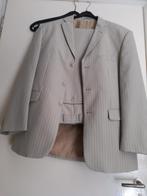 Als NIEUW heren Kostuum Pak Beige Zand Angelo Litrico 48, Angelo Litrico, Beige, Zo goed als nieuw, Verzenden