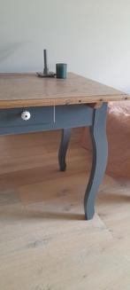 Landelijke grenen tafel, Huis en Inrichting, Tafels | Bijzettafels, Ophalen, Gebruikt, 75 cm of meer, 60 cm of meer