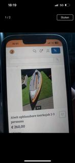 Tivit opblaas kayaks een 2 en 3 pers, Watersport en Boten, Ophalen, Zo goed als nieuw