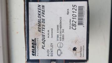 audi bentley 4 remblokken  beschikbaar voor biedingen