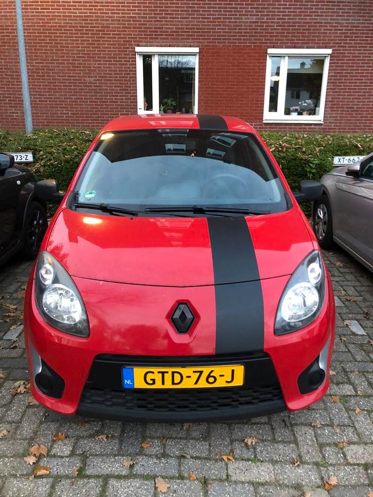 Renault Twingo 1.2 55KW E3 2011 Rood, geen airco., Auto's, Renault, Particulier, Twingo, Benzine, Hatchback, Handgeschakeld, Geïmporteerd