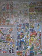 Set van 6 Vintage Velletjes Poesieplaatjes - Kinderen, Verzenden