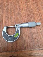 Mitutoyo Micrometer 0-25mm, Ophalen of Verzenden, Zo goed als nieuw, Overige meters
