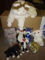 Knuffels Sylvester, Furrball, katten, Kinderen en Baby's, Speelgoed | Knuffels en Pluche, Poes, Gebruikt, Ophalen of Verzenden