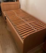 2 Houten Eenpersoons Seniorenbedden van het merk Proxama, Ophalen of Verzenden, Zo goed als nieuw, Eenpersoons, 90 cm