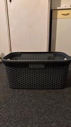 Grijze wasmand, Ophalen, Zo goed als nieuw, Grijs