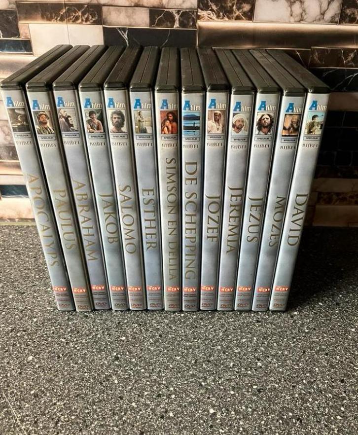De Bijbel Collectie - 13 dvd's, Cd's en Dvd's, Dvd's | Religie en Gospel, Vanaf 12 jaar, Ophalen of Verzenden
