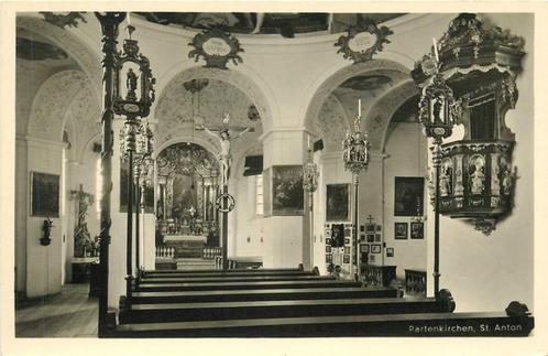(381-412-025) Partenkirchen   St. Anton, Verzamelen, Ansichtkaarten | Buitenland, Duitsland, Voor 1920, Verzenden