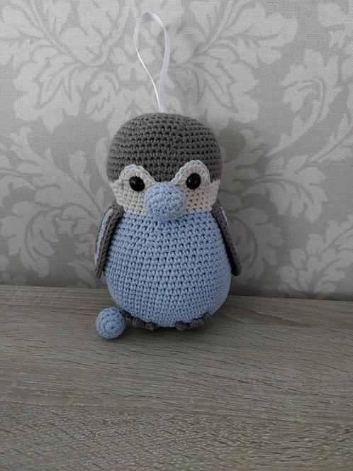 Hamdgemaakte pinguïn met muziekdoosje, Kinderen en Baby's, Overige Kinderen en Baby's, Nieuw, Ophalen of Verzenden