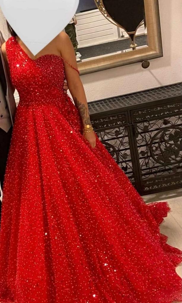 Trouwjurk en hennajurk, Kleding | Dames, Trouwkleding en Trouwaccessoires, Zo goed als nieuw, Trouwjurk, Rood, Ophalen of Verzenden