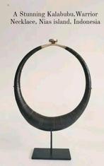 Beautiful headhunters collier, "Kalabubu" Nias Indonesie, Antiek en Kunst, Ophalen of Verzenden