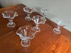 6 IJSCOUPES, MADE IN ITALY, LEUK MOEDERDAG CADEAU, Overige typen, Ophalen of Verzenden, Effen, Glas