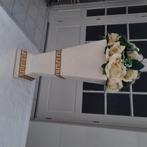 versace stijl vaas met bloemen, Huis en Inrichting, Woonaccessoires | Vazen, Overige kleuren, Ophalen of Verzenden, Minder dan 50 cm