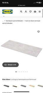 EKBACKEN keukenblad lichtgrijs betonpatroon/laminaat 120x120, 100 tot 150 cm, 200 cm of meer, Nieuw, Ophalen of Verzenden