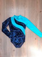 Turnpakje lange mouwen maat 122/128/134, Sport en Fitness, Turnen, Blauw, Zo goed als nieuw, Turnpak(je), Kindermaat 122 t/m 140