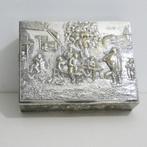 Silver plated box - Denmark - gemerkt met Denmark [429], Antiek en Kunst, Antiek | Overige Antiek, Ophalen of Verzenden