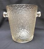 Champagneëmmer "frosted glass" , vintage., Ophalen of Verzenden