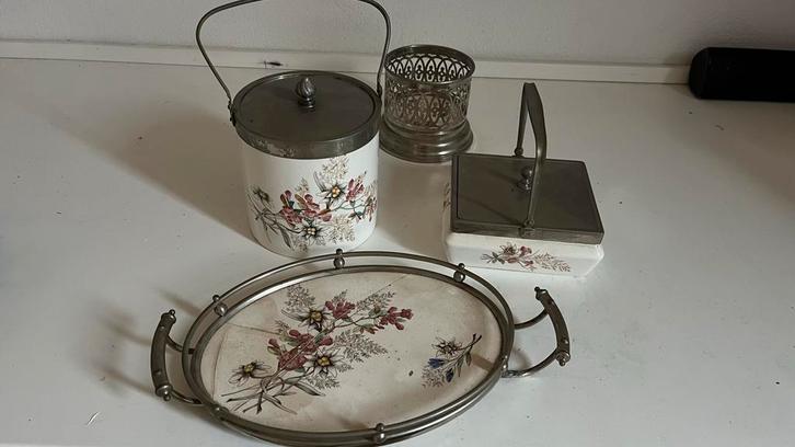 Antiek servies setje - Wächtersbach, Antiek en Kunst, Antiek | Keramiek en Aardewerk, Ophalen