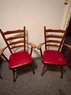 2 x Jaren 50/60 eetkamer stoelen | vintage | boerenstoel, Antiek en Kunst, Antiek | Meubels | Stoelen en Banken, Ophalen