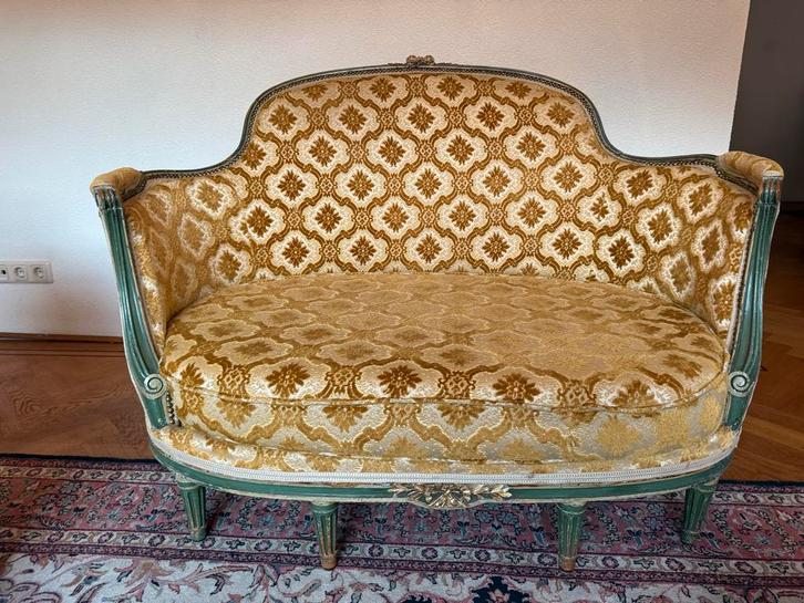Bankje Louis, Antiek en Kunst, Antiek | Meubels | Stoelen en Banken, Ophalen