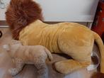 IKEA leeuw met welp knuffels 58 & 28 cm djungelskog, Ophalen of Verzenden