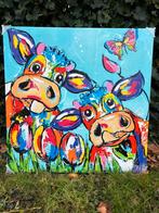 Nieuw. Buitenschilderij met koeien, Antiek en Kunst, Kunst | Schilderijen | Abstract, Ophalen