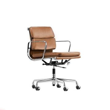 Vitra eames ea 217 camel leder chroom ongebruikt beschikbaar voor biedingen