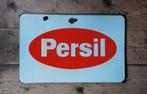 Oud  emaille reclame bord Persil wasmiddel Mancave Horeca, Verzamelen, Ophalen of Verzenden, Gebruikt, Reclamebord