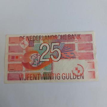 25 gulden biljet Roodborstje uit 1989 in PR- beschikbaar voor biedingen