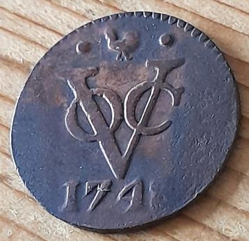 VOC duit West-Friesland 1748 beschikbaar voor biedingen