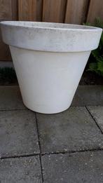 2 XXL bloempotten wit, Ophalen, Kunststof, Minder dan 60 cm, Rond