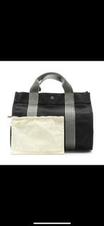 Hermés paris cannes PM tote bag met etui zo goed als nieuw, 20 tot 30 cm, Zwart, Minder dan 40 cm, Minder dan 35 cm