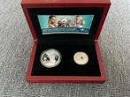Combiset ter ere van 400 jaar nederland-australië, Postzegels en Munten, Munten | Nederland, Ophalen of Verzenden, Koningin Beatrix