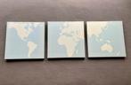 3 Nieuwe Wereldkaart Schilderijen IKEA, Huis en Inrichting, Ophalen of Verzenden, Nieuw, Schilderij, Minder dan 50 cm