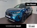 Peugeot e-3008 GT Avantage 73 kWh / Panoramisch Schuifdak /, Auto's, Peugeot, Stof, 213 pk, Met garantie (alle), Blauw