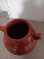 Terra cotta pot zgan, Tuin en Terras, Bloempotten, Ophalen of Verzenden, Zo goed als nieuw, Rond, Minder dan 25 cm