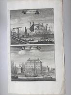 Amsterdam, Singel UB en Kolveniersdoelen,  1750, Antiek en Kunst, Verzenden