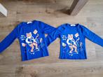 Longsleeve blauw met tijger op skateboard maat 110/116, Kinderen en Baby's, Nieuw, Jongen, Ophalen of Verzenden, Shirt of Longsleeve